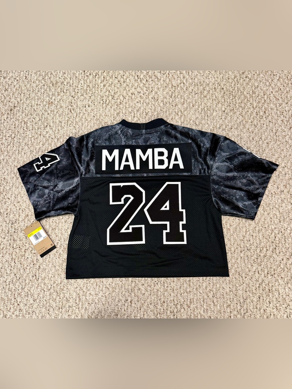 Nike Kobe Bryant Mamba Women “Home” Black Football Jersey IB0001-010 Size S
